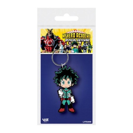 LLAVERO MY HERO ACADEMIA CAUCHO (DEKU)