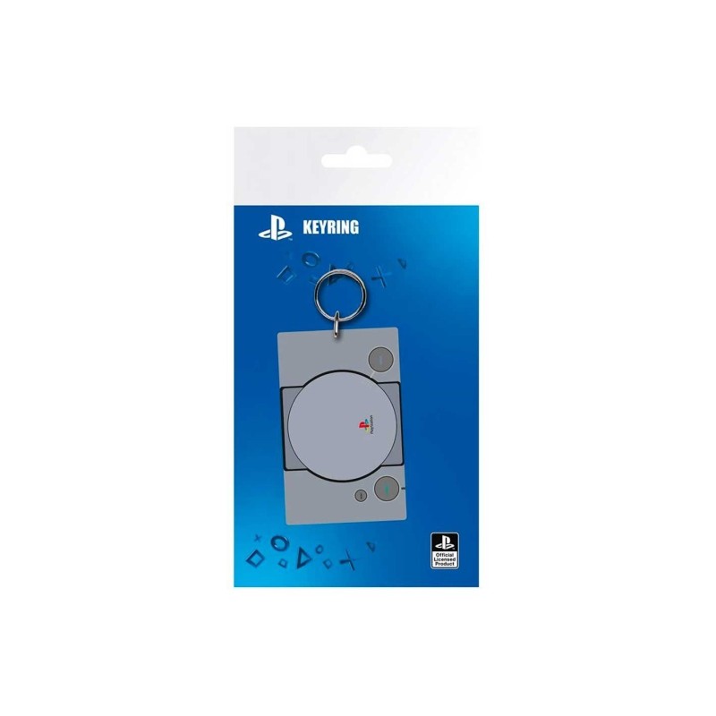 LLAVERO PLAYSTATION CONSOLA CAUCHO