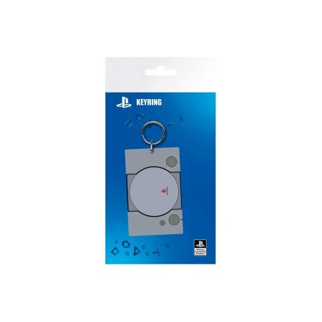 LLAVERO PLAYSTATION CONSOLA CAUCHO