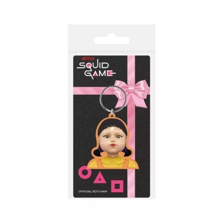 LLAVERO SQUID GAME "MUÑECA" CAUCHO