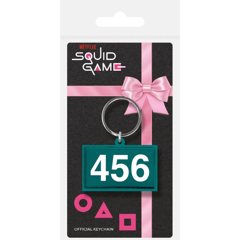 LLAVERO SQUID GAME "456" CAUCHO
