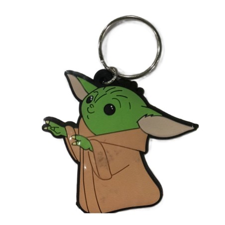 LLAVERO STAR WARS THE MANDALORIAN MAGICAL CHILD CAUCHO