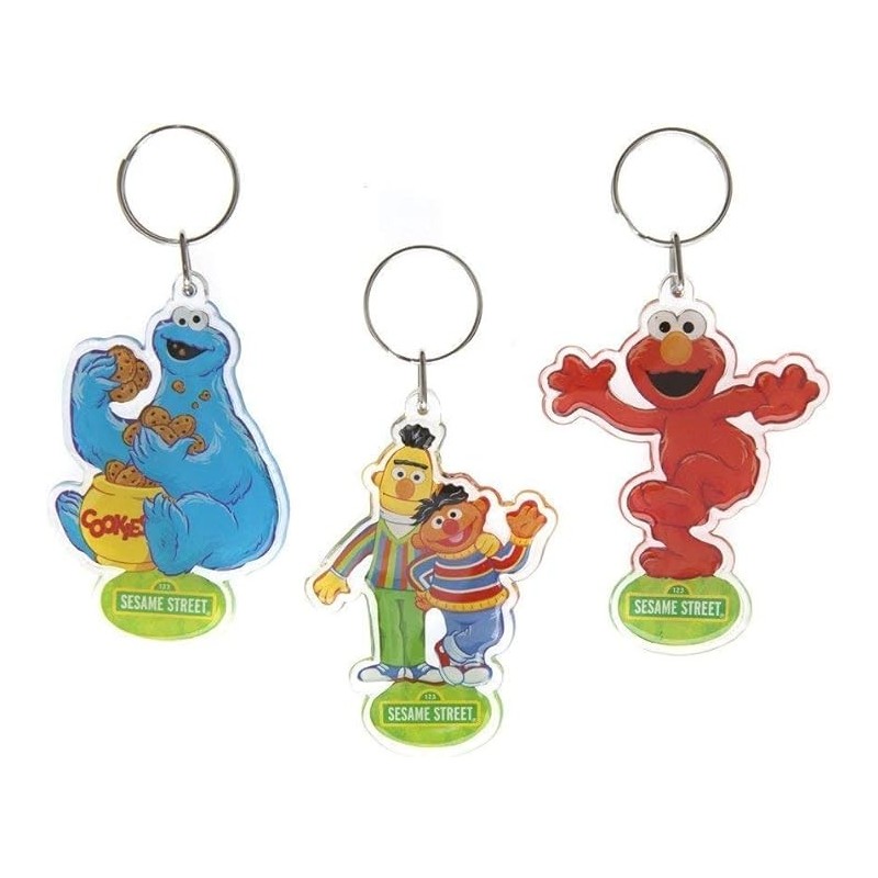 LLAVERO BARRIO SESAMO PVC SURTIDO