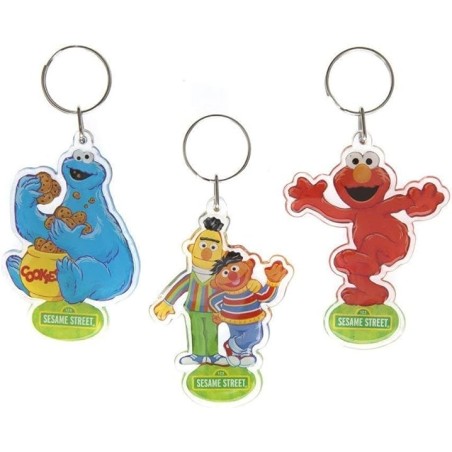 LLAVERO BARRIO SESAMO PVC SURTIDO