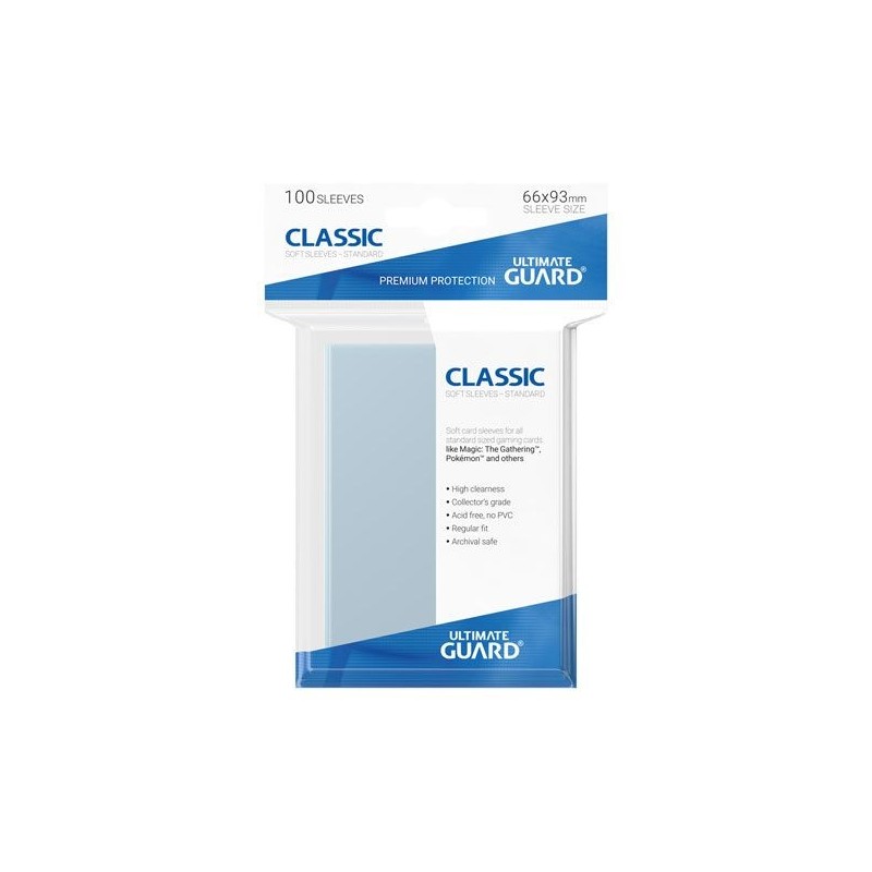 FUNDAS CARTAS CLASSIC SOFT SLAVES STANDARD SIZE 66X93 (100U)