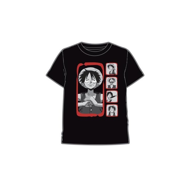 CAMISETA ONE PIECE LUFFY FACES