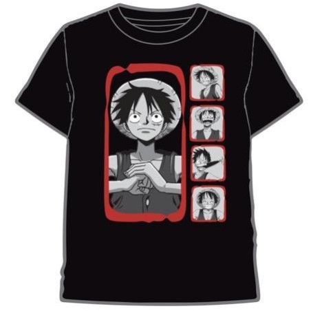 CAMISETA ONE PIECE LUFFY FACES