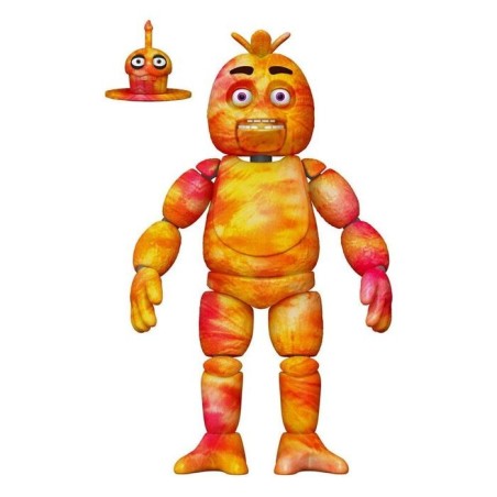 FNAF FIGURA ARTICULADA (TIE-DIE CHICA 13cm)