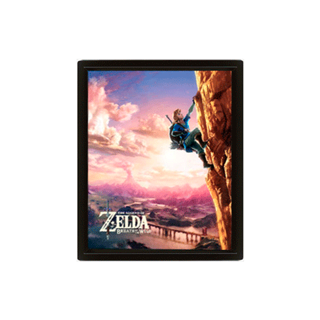 Cuadro 3D Zelda (Climbing)