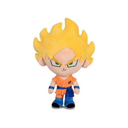 PELUCHE DRAGON BALL SUPER (GOKU PELO AMARILLO 15CM)