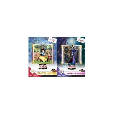 SET DE 2 FIGURAS D-STAGE DISNEY BLANCA NIEVES Y GRIMHILDE LA REINA MALVADA