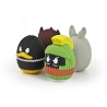 PACK MINI EGGS KNIT SERIES LOONEY TUNES BUGS BUNNY, TAZ, LUCAS Y MARVIN