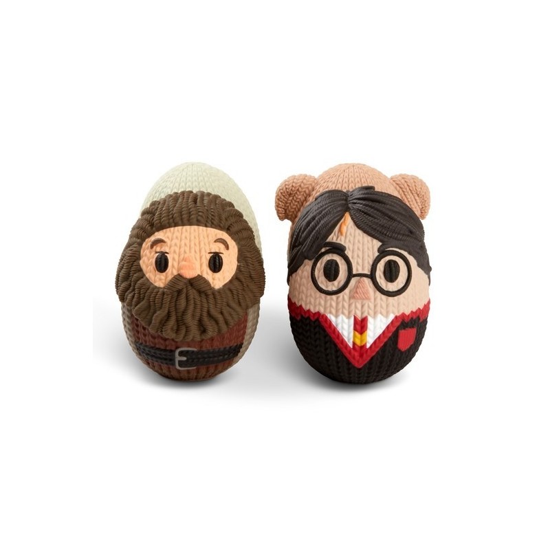 PACK MINI EGGS KNIT SERIES HAGRID, DOBBY, HARRY Y VOLDEMORT