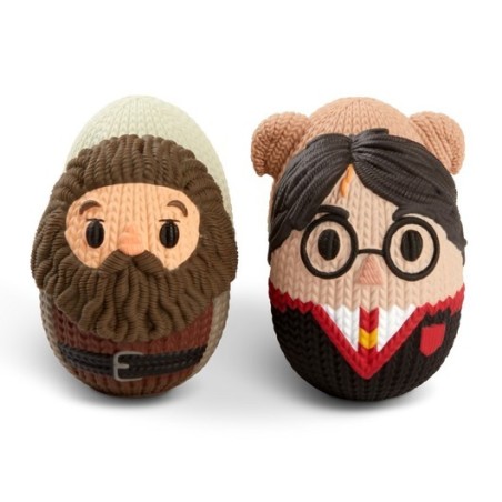 PACK MINI EGGS KNIT SERIES HAGRID, DOBBY, HARRY Y VOLDEMORT