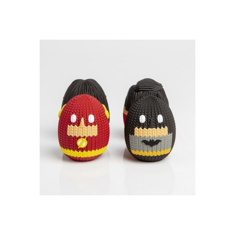 PACK MINI EGGS KNIT SERIES DC COMICS BATMAN, FLASH, SUPERMAN Y WONDER WOMAN