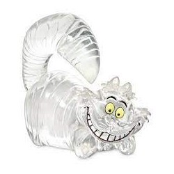 FIGURA ENESCO DISNEY ALICIA EN EL PAIS DE LAS MARAVILLAS GATO CHESHIRE TRANSPARENTE
