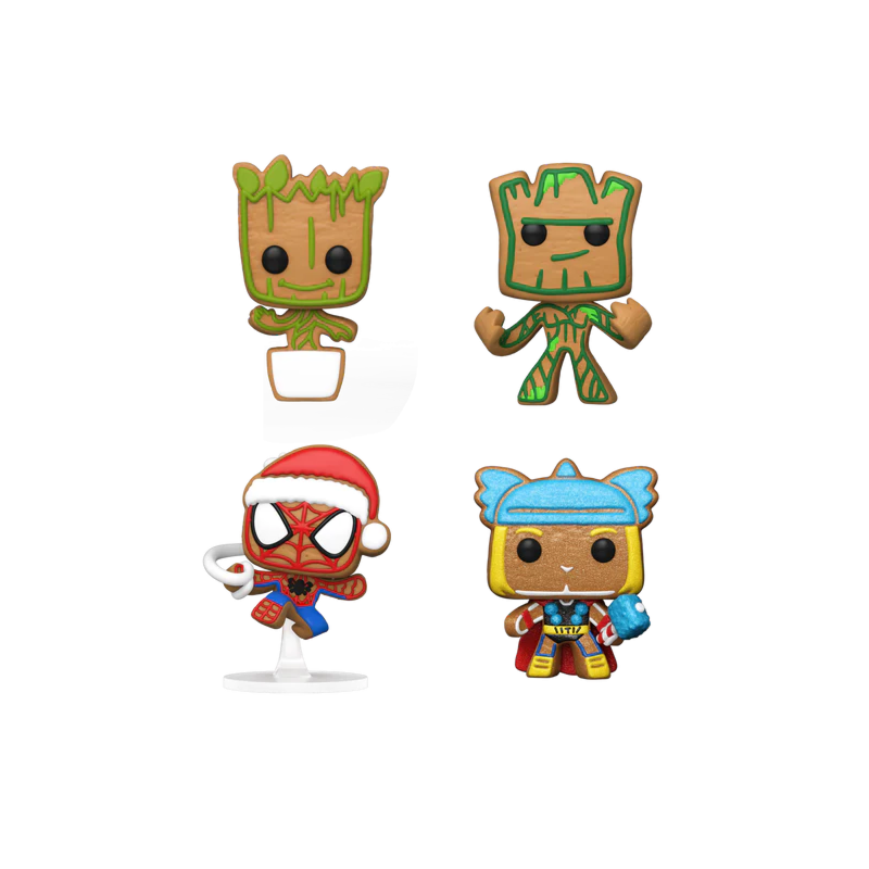 POCKET POP! MARVEL ( PACK 4 HAPPY HOLIDAYS)