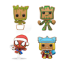 POCKET POP! MARVEL ( PACK 4 HAPPY HOLIDAYS)