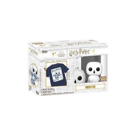 CAMISETA HARRY POPTER (HEDWIG) + FUNKO POP!