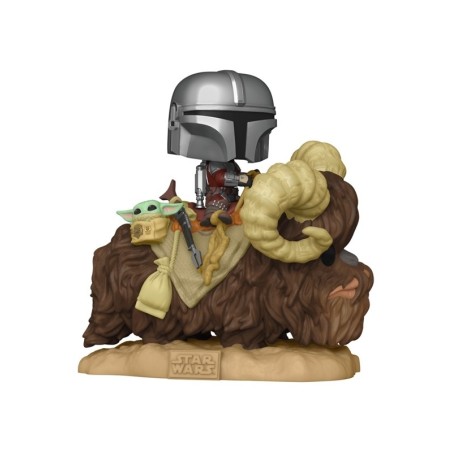 FUNKO POP! STAR WARS THE MANDALORIAN (THE MANDALORIAN & THE CHILD ON BANTHA) 416