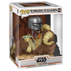 FUNKO POP! STAR WARS THE MANDALORIAN (THE MANDALORIAN & THE CHILD ON BANTHA) 416