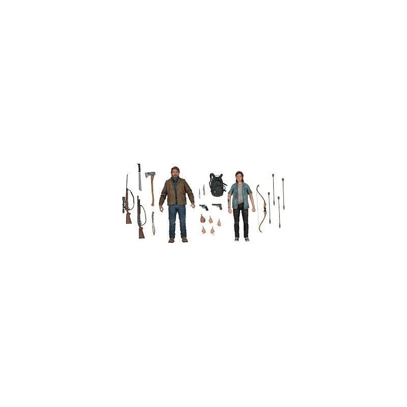 THE LAST OF US PART2 (PACK 2 FIGURAS JOEL & ELLIE 18CM) NECA