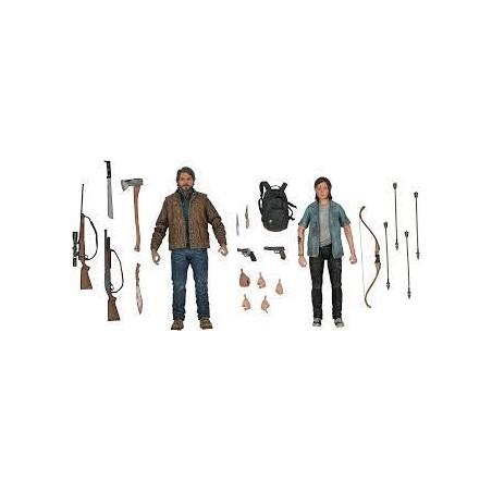 THE LAST OF US PART2 (PACK 2 FIGURAS JOEL & ELLIE 18CM) NECA