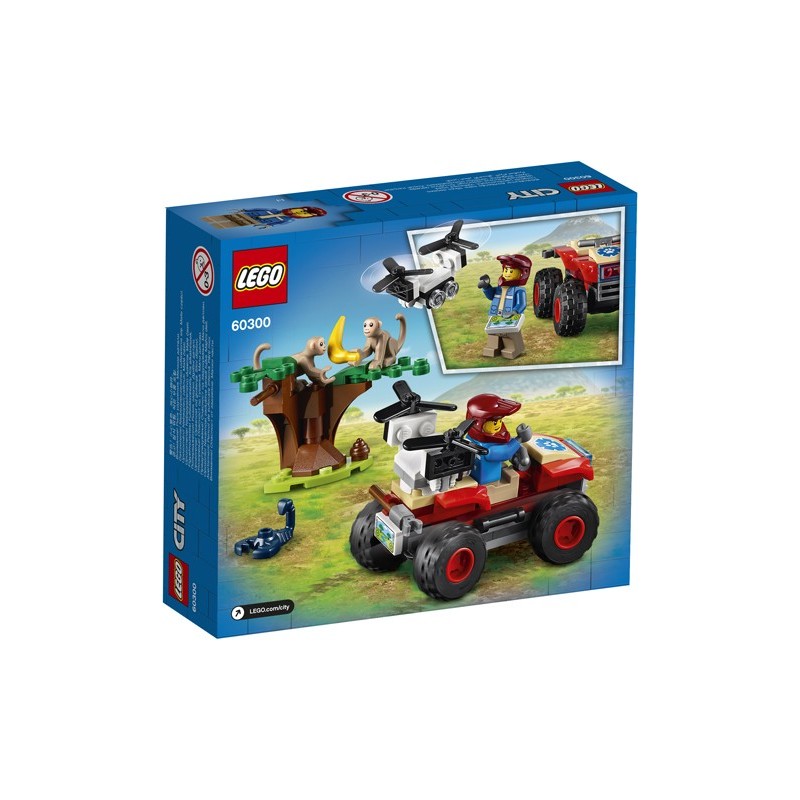 LEGO CITY 60300 RESCATE DE LA FAUNA SALVAJE: QUAD