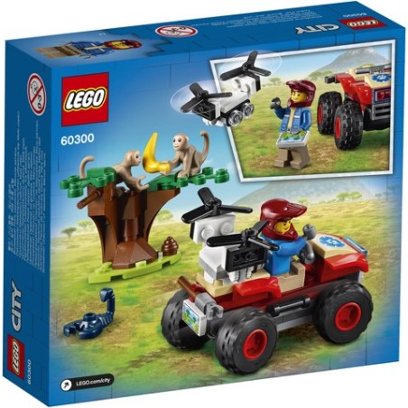 LEGO CITY 60300 RESCATE DE LA FAUNA SALVAJE: QUAD
