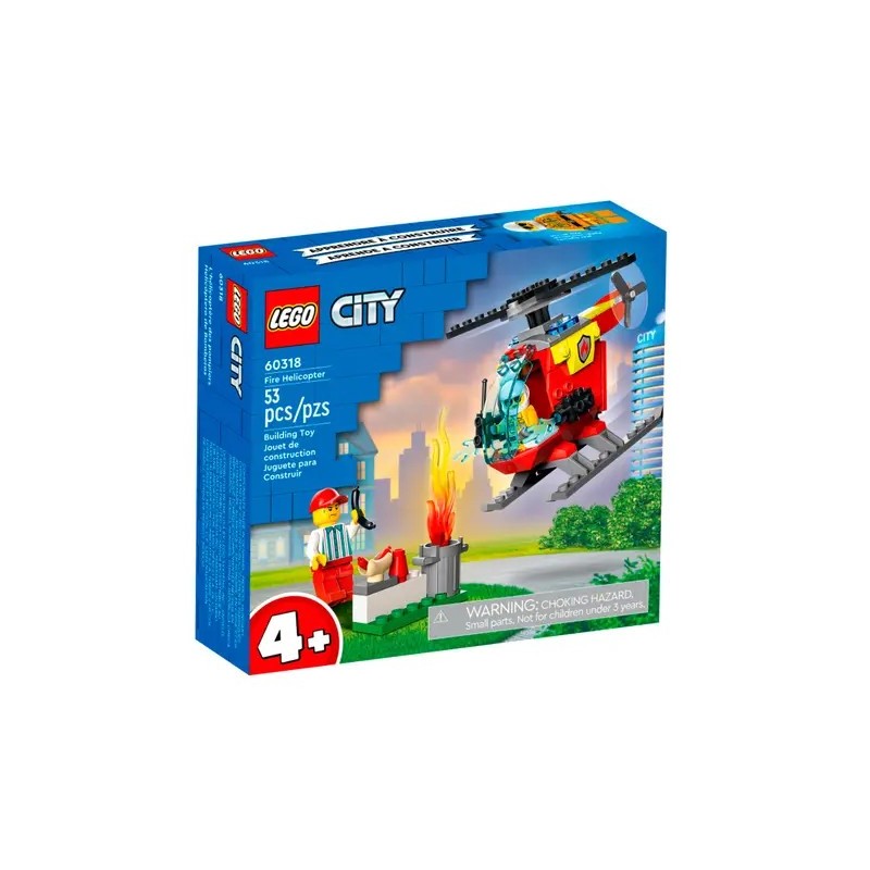 LEGO CITY 60318 HELICOPTERO DE BOMBEROS