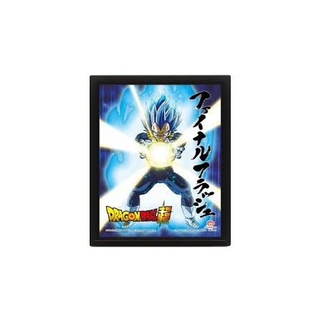 CUADRO 3D DRAGON BALL (OVERPOWERED TEAM UP)