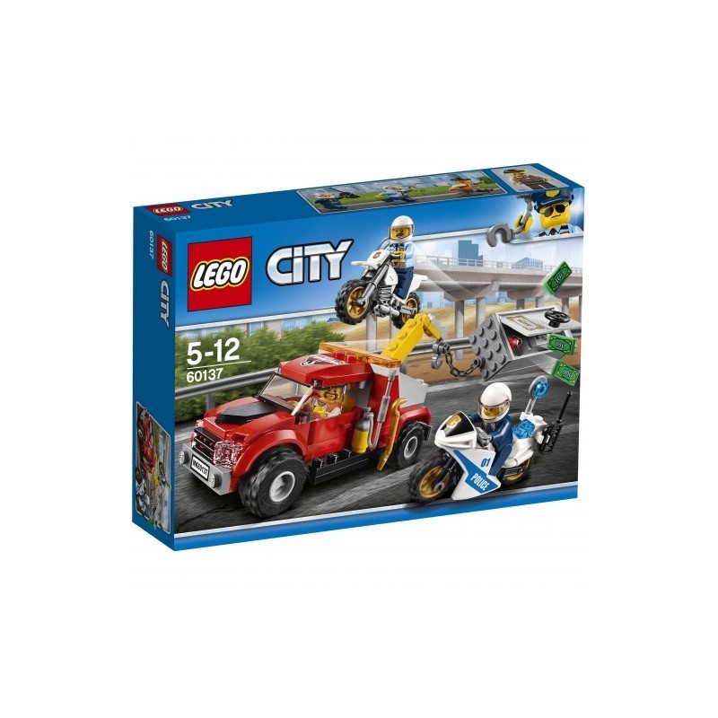 LEGO CITY 60137 CAMION GRUA EN PROBLEMAS