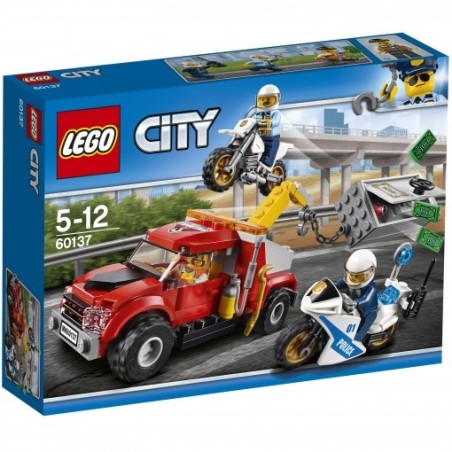 LEGO CITY 60137 CAMION GRUA EN PROBLEMAS