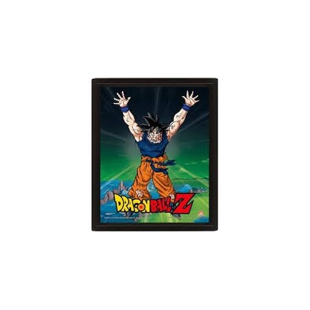 CUADRO 3D DRAGON BALL Z (POWER LEVELS INCREASES)