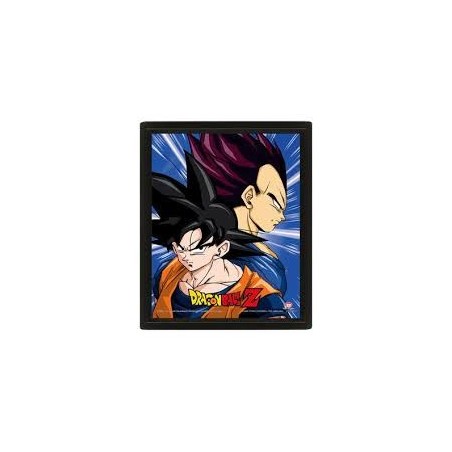 CUADRO 3D DRAGON BALL Z (PROTECTORS AND DESTROYERS)