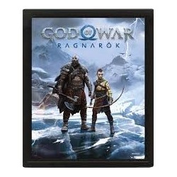 CUADRO 3D GOD OF WAR RAGNAROK