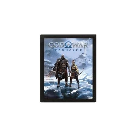 CUADRO 3D GOD OF WAR RAGNAROK