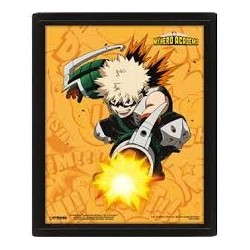 CUADRO 3D MY HERO ACADEMIA (BAKUGO)