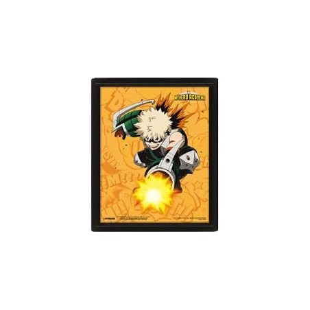 CUADRO 3D MY HERO ACADEMIA (BAKUGO)