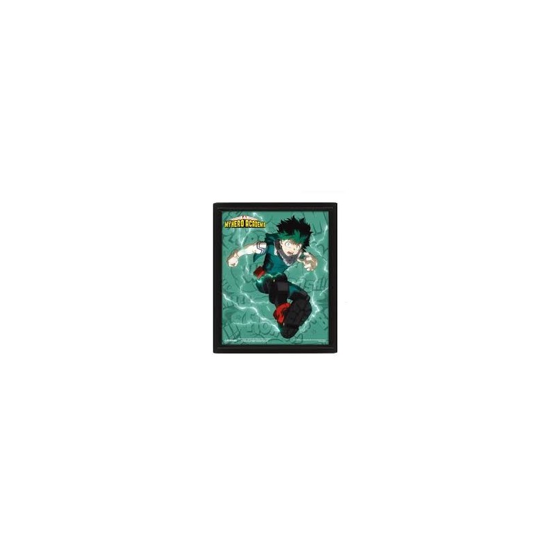 CUADRO 3D MY HERO ACADEMIA (DEKU)