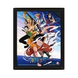CUADRO 3D ONE PIECE (STRAW HAT PIRATES ASSAULT)