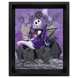 CUADRO 3D PESADILLA ANTES DE NAVIDAD