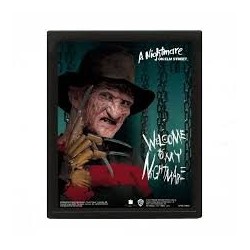 CUADRO 3D PESADILLA EN ELM STREET