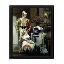 CUADRO 3D STAR WARS (DROIDS)