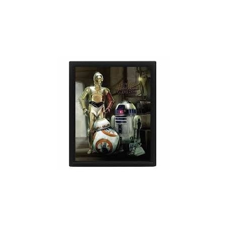 CUADRO 3D STAR WARS (DROIDS)