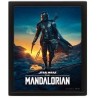 CUADRO 3D STAR WARS THE MANDALORIAN (NIGHTFALL)