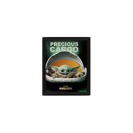 CUADRO 3D STAR WARS THE MANDALORIAN (PRECIOUS CARGO)
