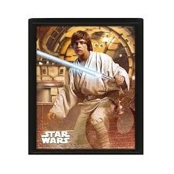 CUADRO 3D STAR WARS VADER VS SKYWALKER
