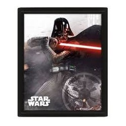 CUADRO 3D STAR WARS VADER VS SKYWALKER