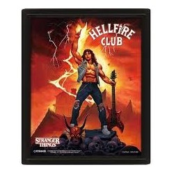 CUADRO 3D STRANGER THINGS (HELLFIRE TRIBUTE)
